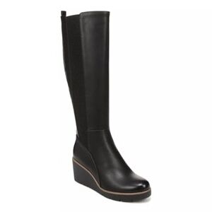 Naturalizer ( SOUL) Sleek Black Wedge Boots